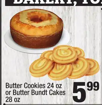 Super King Markets Butter cookies 24 oz or butter bundt cakes 28 oz offer
