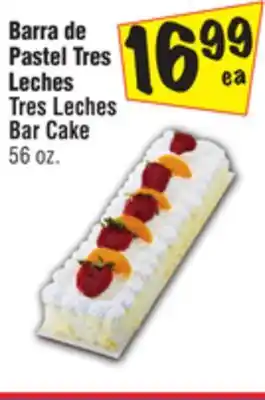 El Super Tres leches bar cake offer