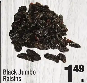 Super King Markets Black jumbo raisins offer