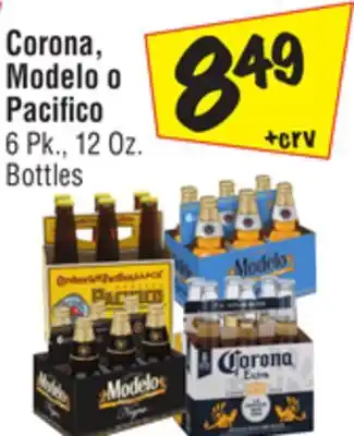 El Super Corona, modelo o pacifico offer