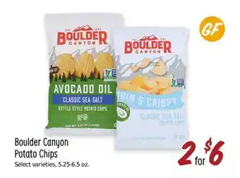 Sprouts Farmers Market Boulder canyon potato chips offer