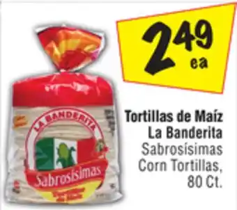 El Super Sabrosísimas corn tortillas offer