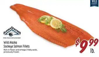 Sprouts Farmers Market Wild alaska sockeye salmon fillets offer