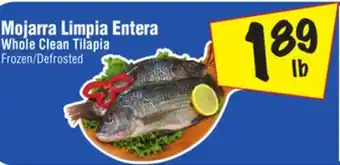 El Super Whole clean tilapia offer