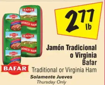 El Super Traditional or virginia ham offer