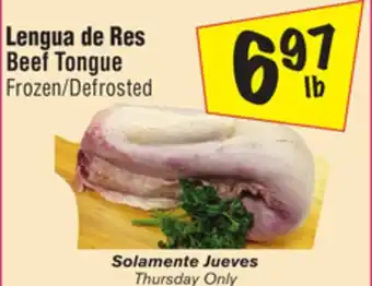 El Super Beef tongue offer