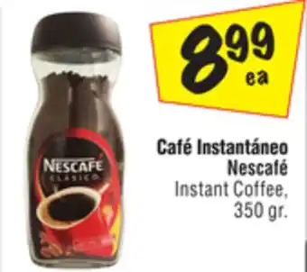 El Super Nescafé instant coffee offer