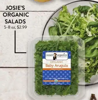 Fresh Thyme Josie's organic salads offer