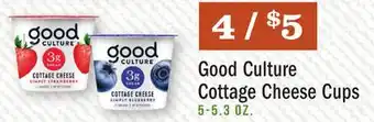 Heinen's Good culture cottage cheese cups offer