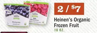 Heinen's Heinen's organic frozen fruit offer