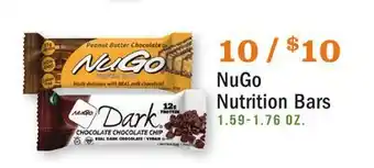 Heinen's Nugo nutrition bars offer