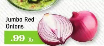 Heinen's Jumbo red onions offer