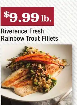 Heinen's Riverence fresh rainbow trout fillets offer