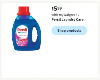 Walgreens Persil laundry care offer