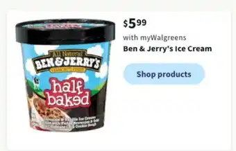 Walgreens Ben & jerry's ice cream offer