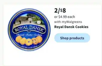 Walgreens Royal dansk cookies offer