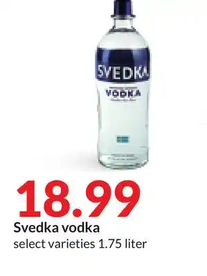Hy-Vee Svedka vodka offer