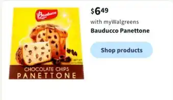 Walgreens Bauducco panettone offer