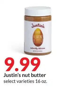 Hy-Vee Justin's nut butter offer