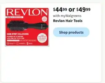 Walgreens Revlon hair tools offer