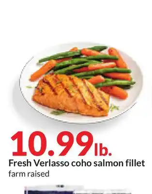 Hy-Vee Fresh verlasso coho salmon fillet offer