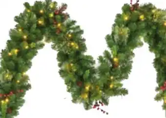 Ace Hardware 9' prelit led garland offer