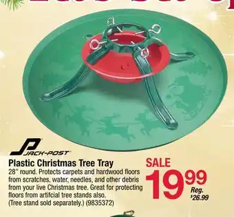 Ace Hardware Jack-post plastic christmas tree tray offer