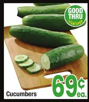 Jewel-Osco Cucumbers offer