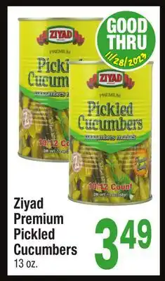 Jewel-Osco Ziyad premium pickled cucumbers offer