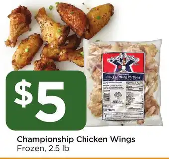 Food 4 Less Championship chicken wings offer