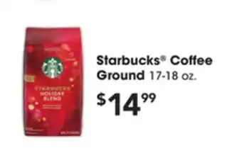 Jewel-Osco Starbucks coffee ground offer