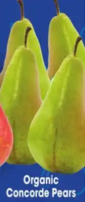 Jewel-Osco Organic concorde pears offer