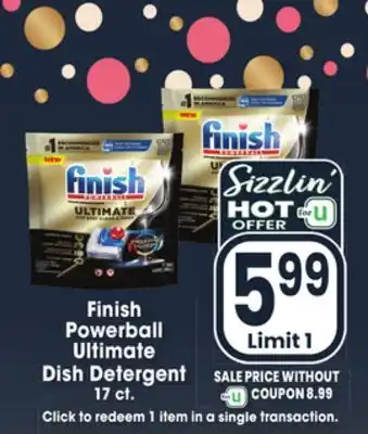 Jewel-Osco Finish powerball ultimate dish detergent offer