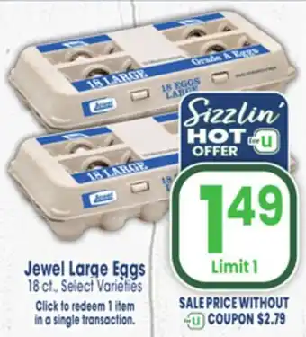Jewel-Osco Jewel large eggs offer