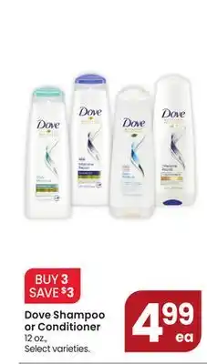 Jewel-Osco Dove shampoo or conditioner offer