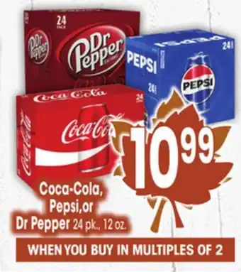 Jewel-Osco Coca-cola, pepsi, or dr pepper offer