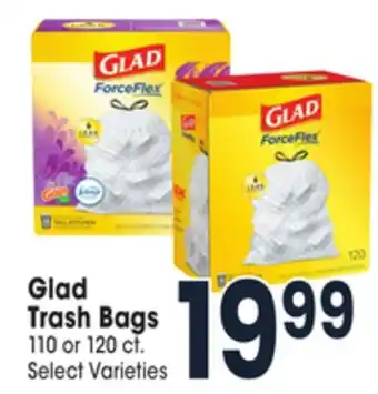 Jewel-Osco Glad trash bags offer