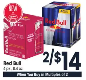 Jewel-Osco Red bull offer