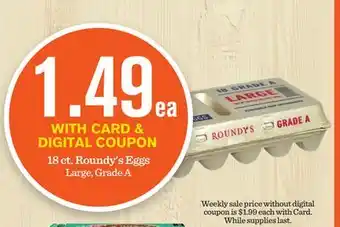 Mariano's 18 ct. roundy's eggs offer