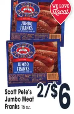 Jewel-Osco Scott pete's jumbo meat franks offer