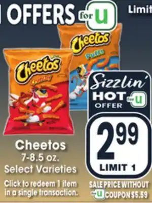 Jewel-Osco Cheetos offer