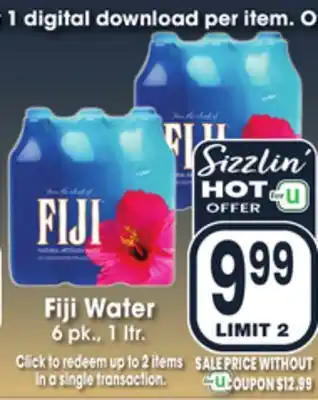 Jewel-Osco Fiji water offer