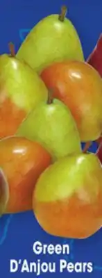 Jewel-Osco Green d'anjou pears offer