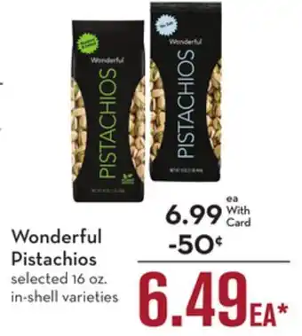 Mariano's Wonderful pistachios offer