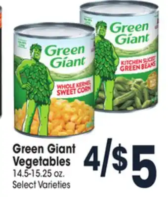 Jewel-Osco Green giant vegetables offer