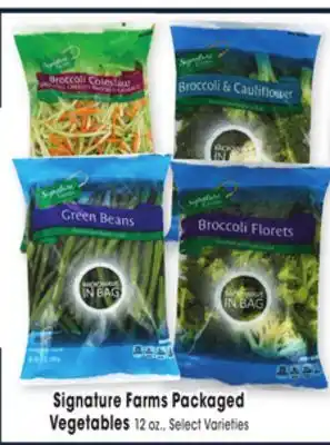 Jewel-Osco Signature farms packaged vegetables offer
