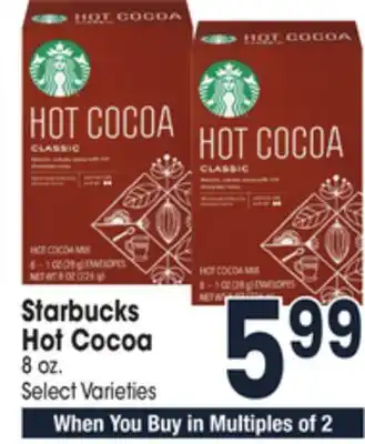 Jewel-Osco Starbucks hot cocoa offer