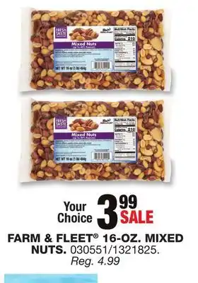 Blain's Farm & Fleet Farm & fleet 16-oz. mixed nuts offer