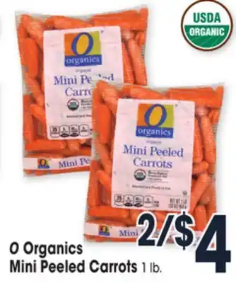 Jewel-Osco O organics mini peeled carrots offer