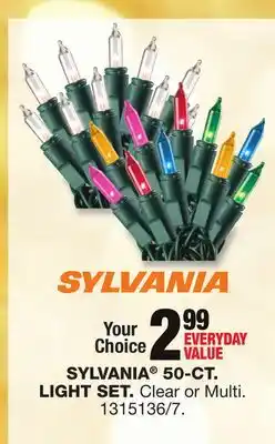 Blain's Farm & Fleet Sylvania 50-ct. light set offer